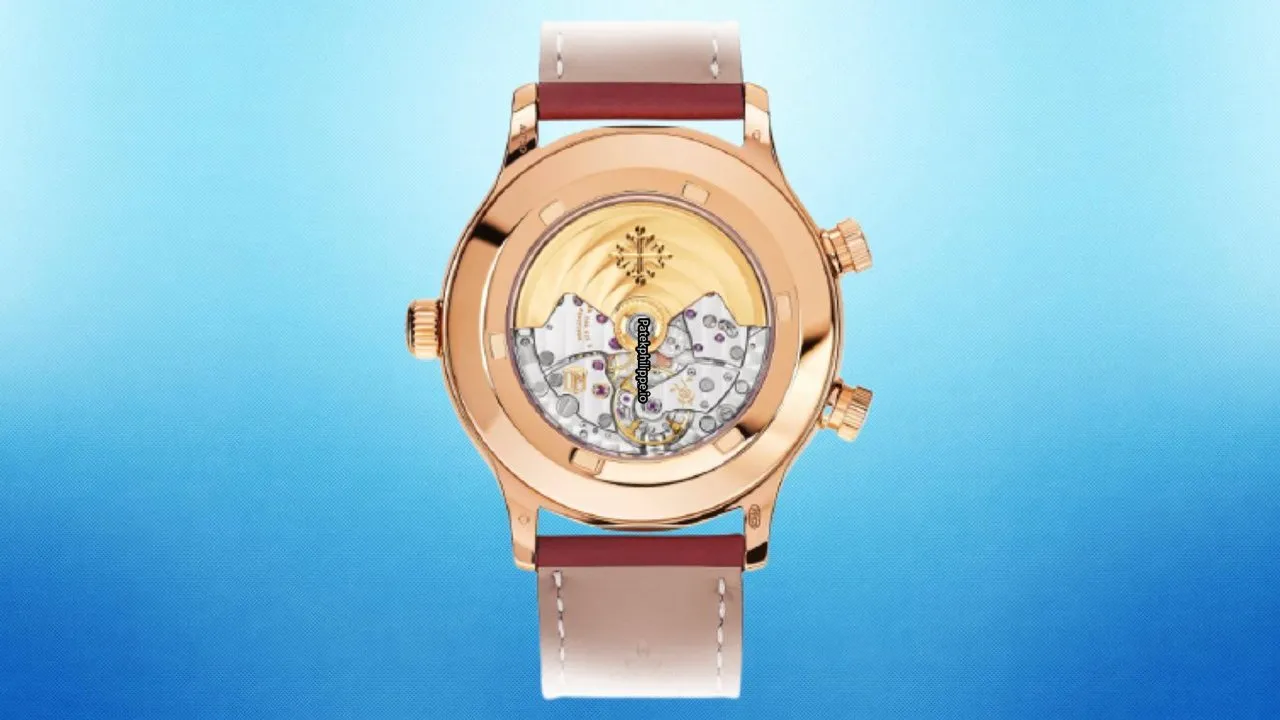 Alternative view of Patek Philippe Travel Time 5524r-001 42MM Rose Gold Case Automatic