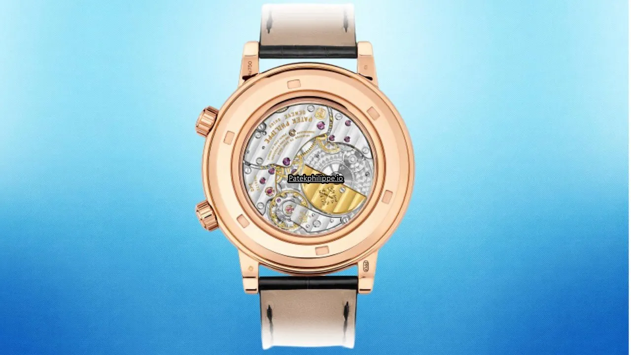 Alternative view of Patek Philippe Celestial 6102r-001 44MM Rose Gold Case Automatic