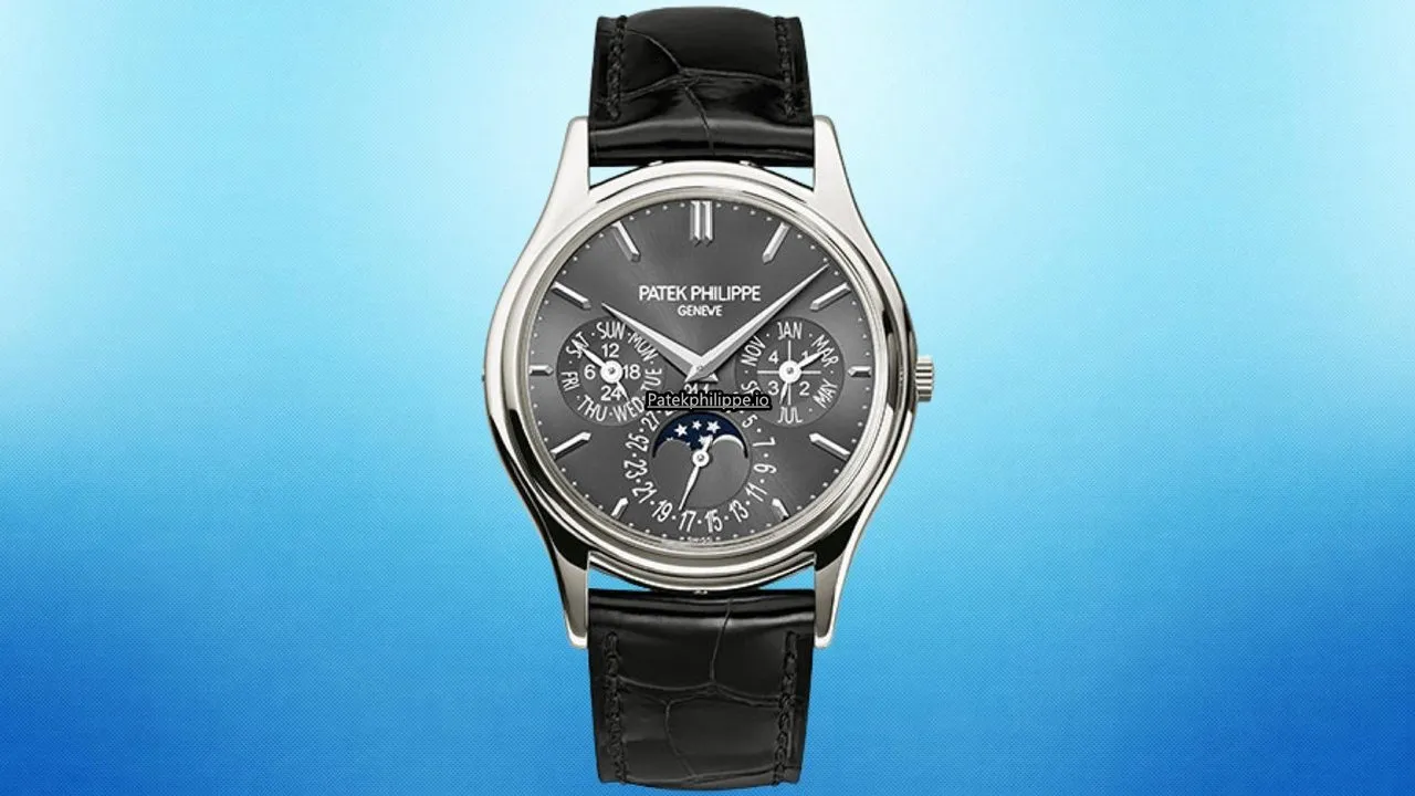 Patek Philippe Perpetual Calendar 5140p-017 37.2MM Platinum Case Automatic