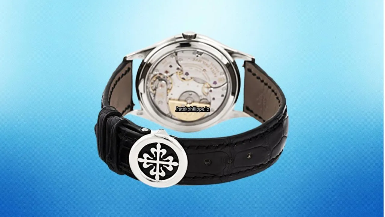 Alternative view of Patek Philippe Perpetual Calendar 5140p-013 37.2MM Platinum Case Automatic