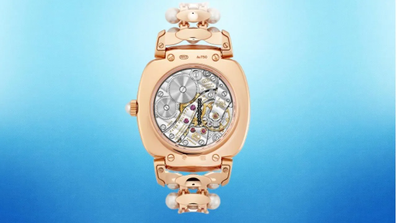 Alternative view of Patek Philippe Gondolo 7042/100r-010 31MM Rose Gold Case Manual Winding