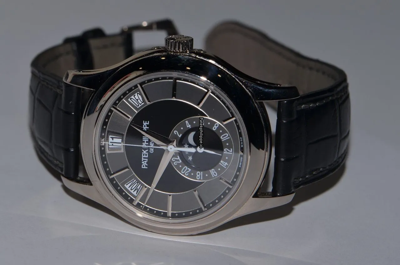 Alternative view of Patek Philippe Annual Calendar 5205g-010 40MM White Gold Case Automatic