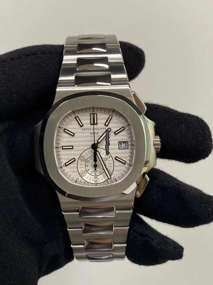 Alternative view of Patek Philippe Nautilus 5980/1a-019 40.5MM Steel Case Automatic