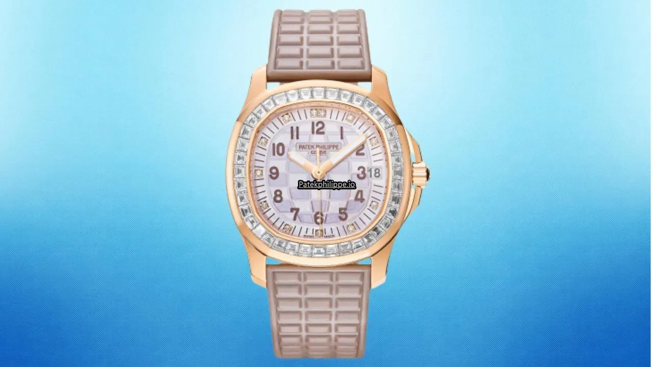 Patek Philippe Aquanaut 5072r-001 35.6MM Rose Gold Case Automatic