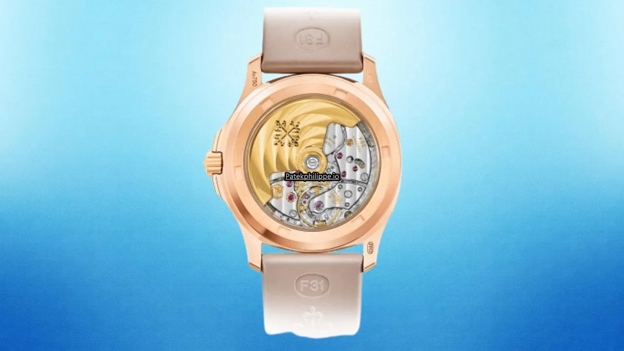 Alternative view of Patek Philippe Aquanaut 5072r-001 35.6MM Rose Gold Case Automatic