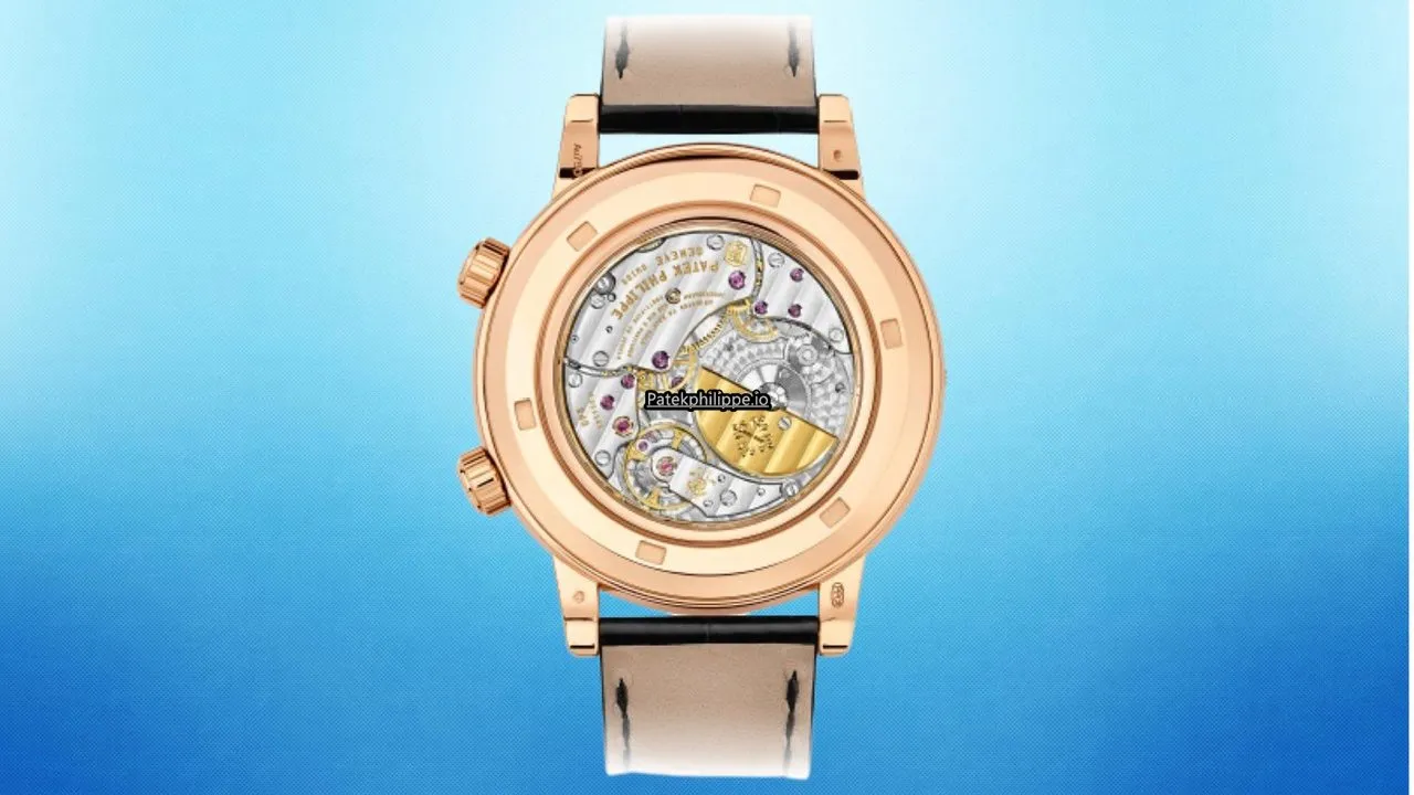 Alternative view of Patek Philippe Celestial 6104r-001 44MM Rose Gold Case Automatic