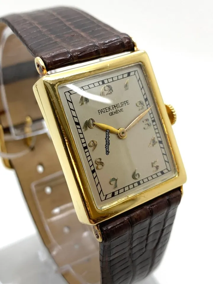 Alternative view of Patek Philippe Vintage 193287 30x25MM Yellow Gold Case Manual Winding