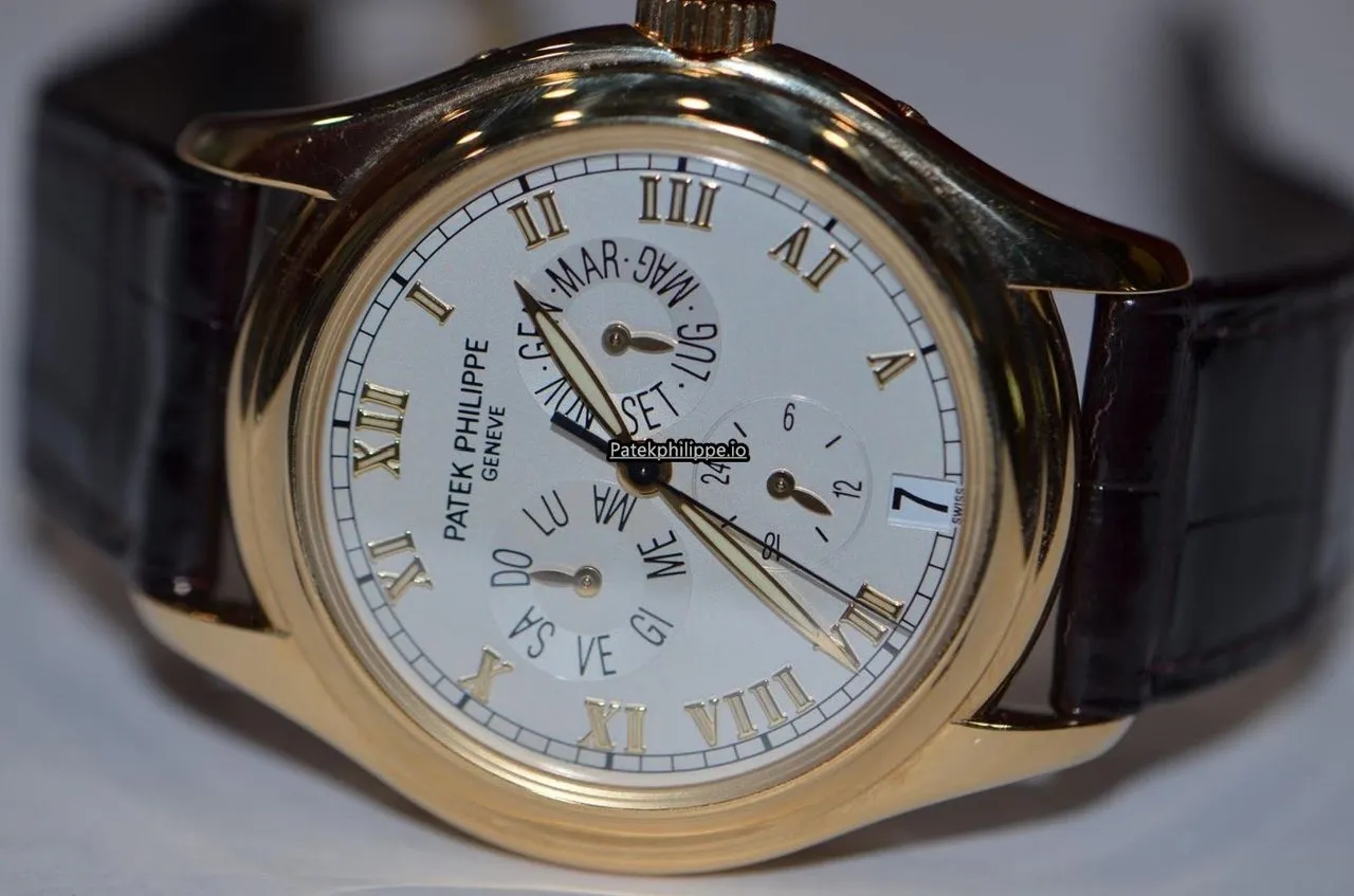 Patek Philippe Annual Calendar 5035j-001 37MM Yellow Gold Case Automatic