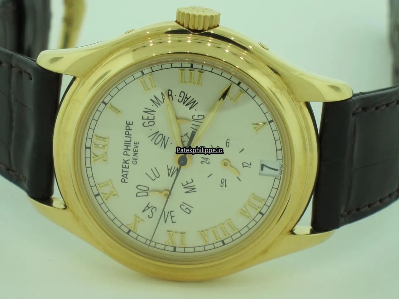 Alternative view of Patek Philippe Annual Calendar 5035j-001 37MM Yellow Gold Case Automatic