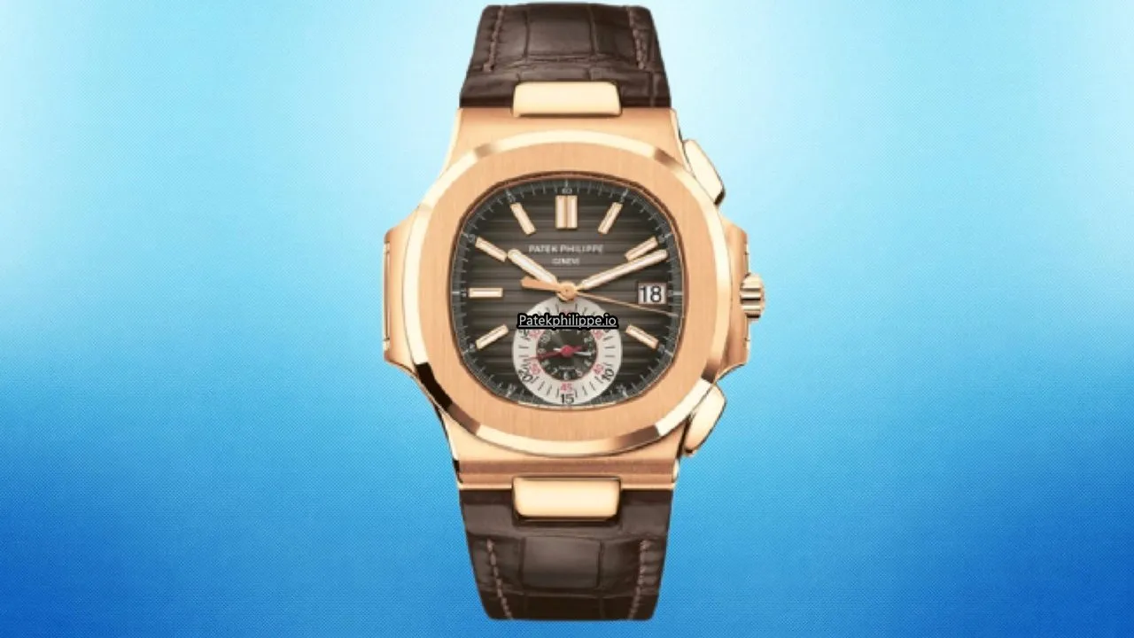 Patek Philippe Nautilus 5980r-001 40.5MM Rose Gold Case Automatic