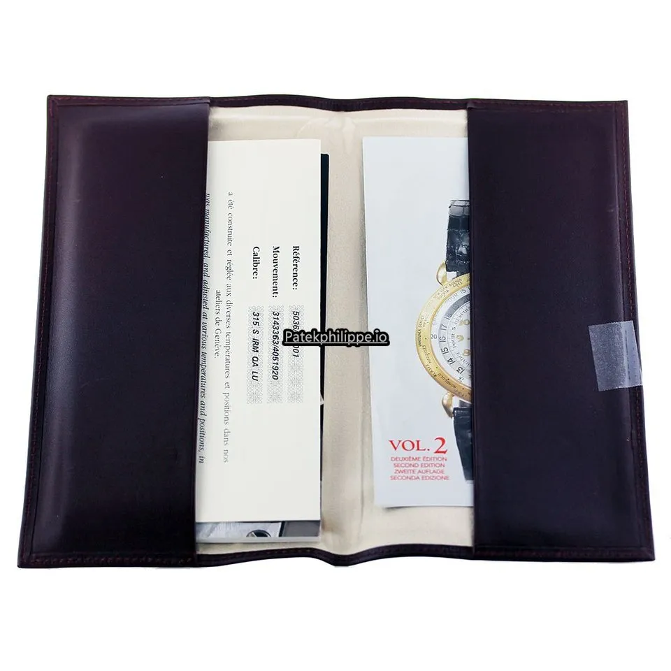 Alternative view of Patek Philippe Annual Calendar 5036/1j 37MM Yellow Gold Case Automatic