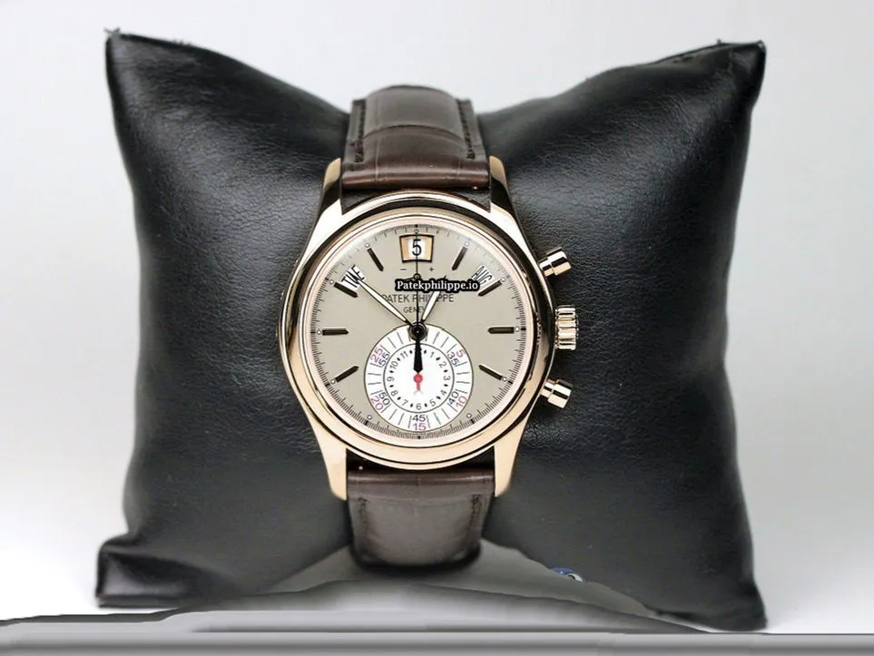 Alternative view of Patek Philippe Annual Calendar 5960r-011 40MM Rose Gold Case Automatic