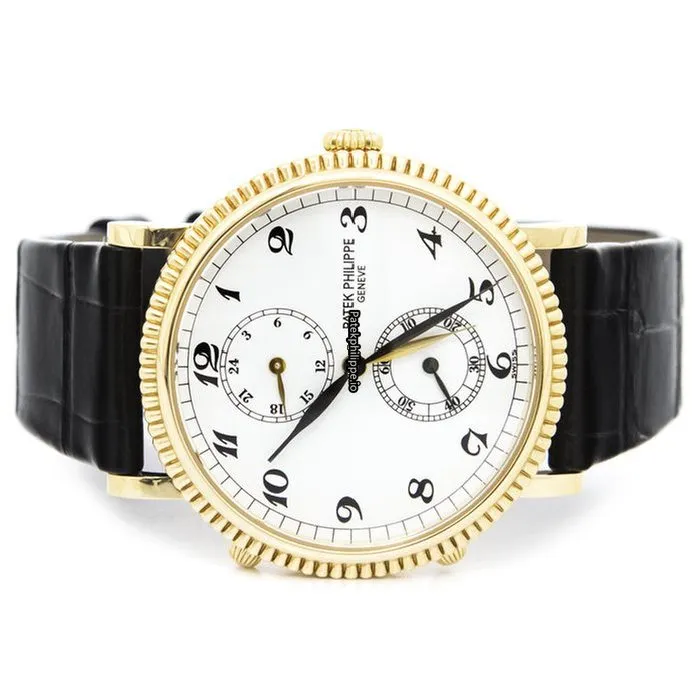 Alternative view of Patek Philippe Travel Time 34MM Yellow Gold Case Manual Winding