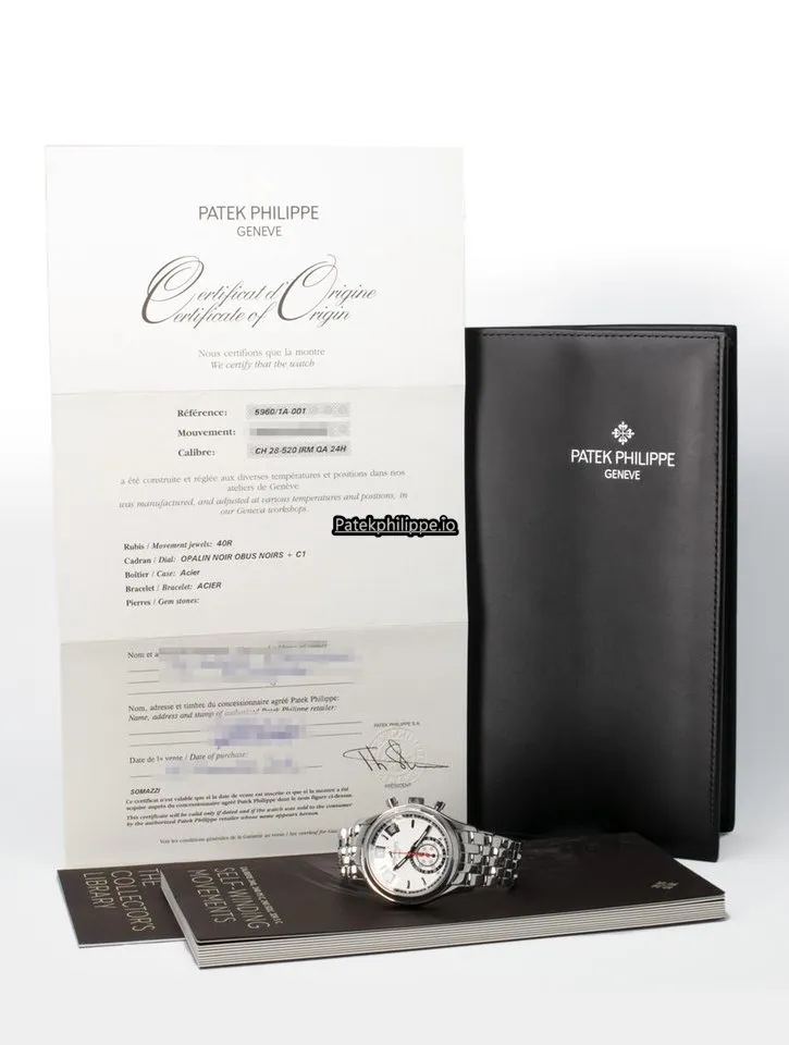 Alternative view of Patek Philippe Annual Calendar 5960/1a-001 40MM Steel Case Automatic