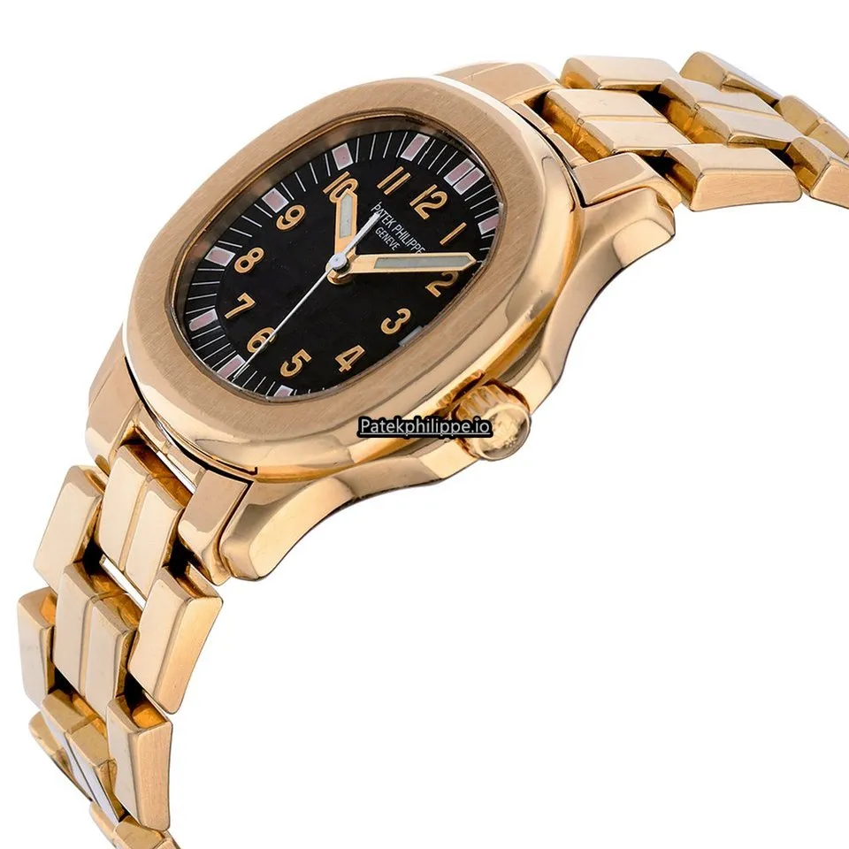 Alternative view of Patek Philippe Aquanaut 5066 1j 35MM Yellow Gold Case Automatic