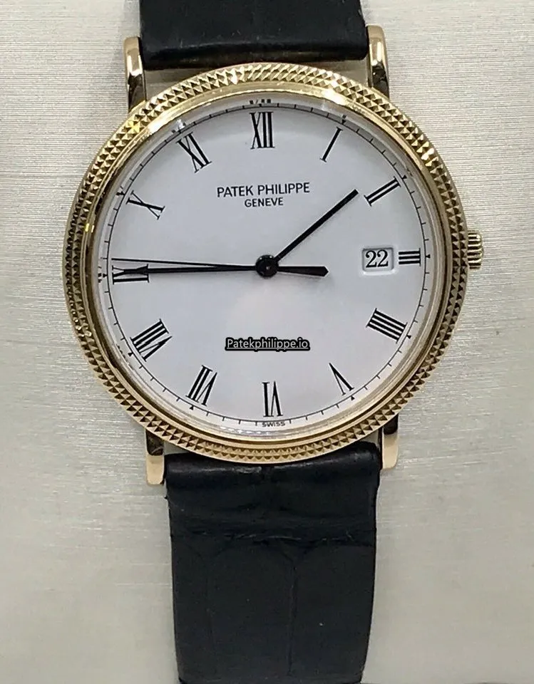 Patek Philippe Calatrava 33MM Yellow Gold Case Quartz