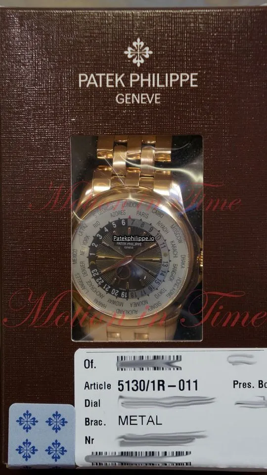 Patek Philippe Complications 5130/1r-011 39.5MM Rose Gold Case Automatic Movement