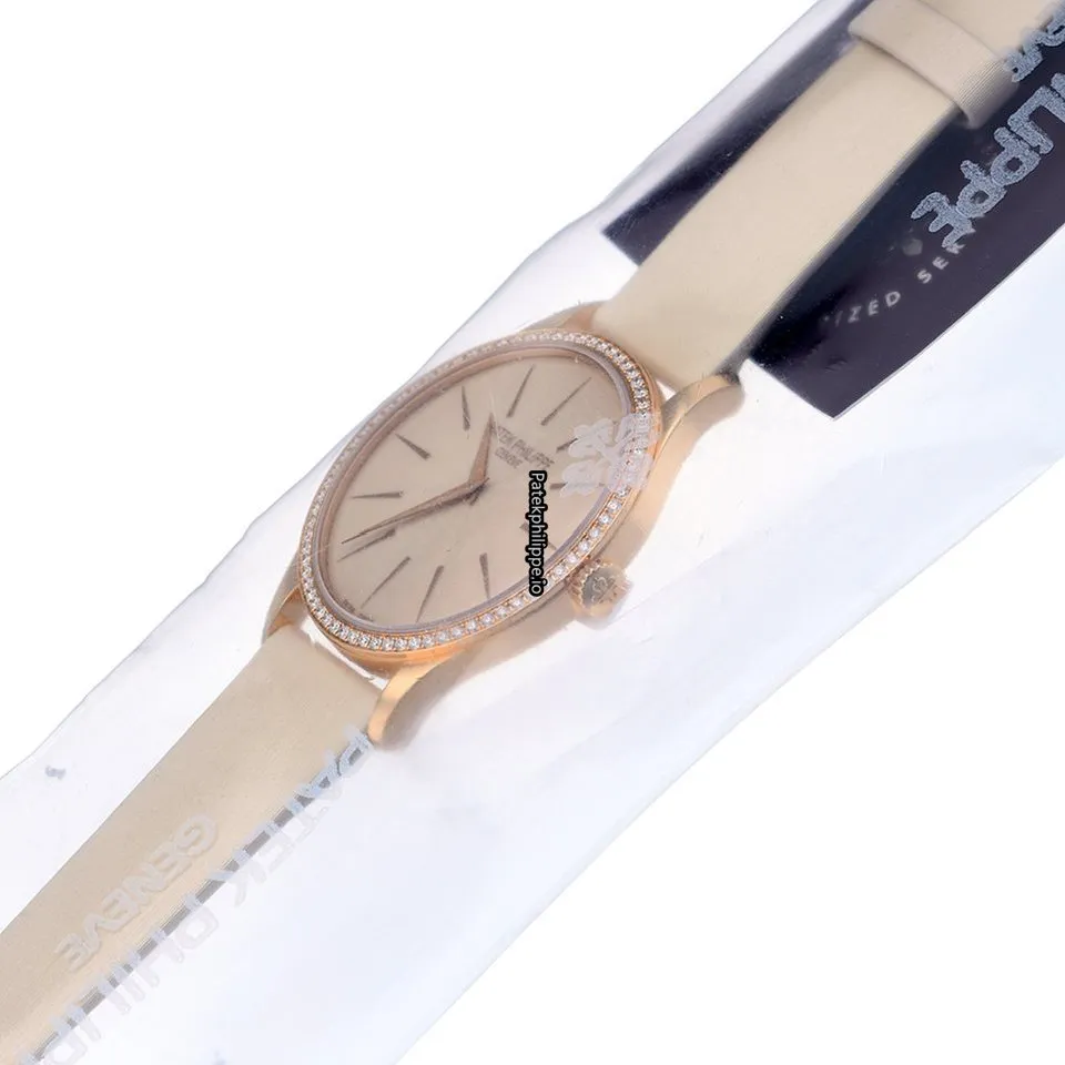 Alternative view of Patek Philippe Calatrava 4897r 33MM Rose Gold Case Manual Winding