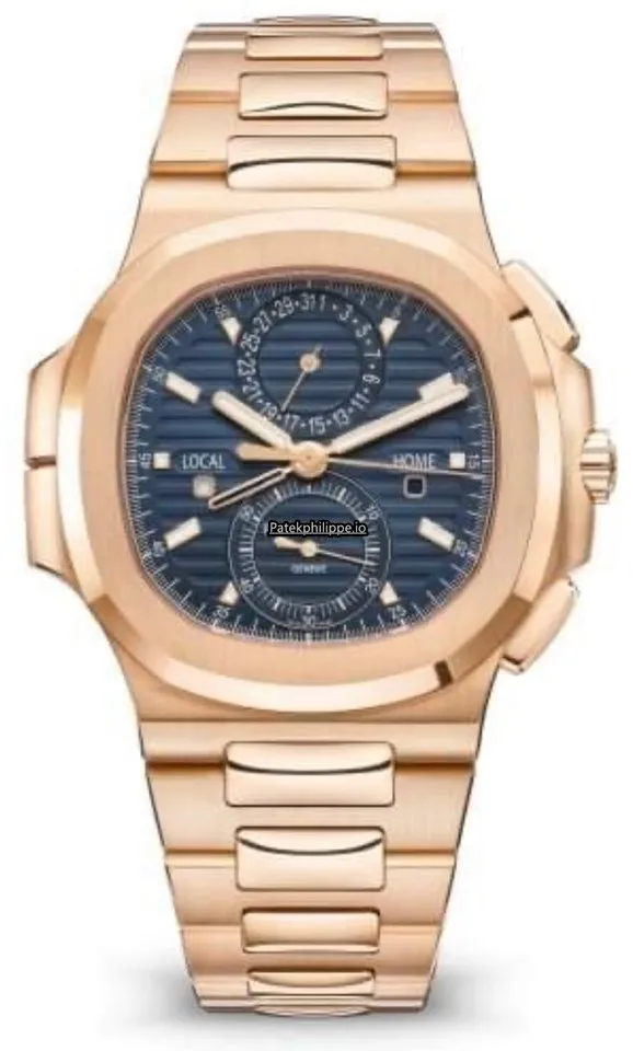 Patek Philippe Nautilus 5990/1r-001 Rose Gold Case Automatic