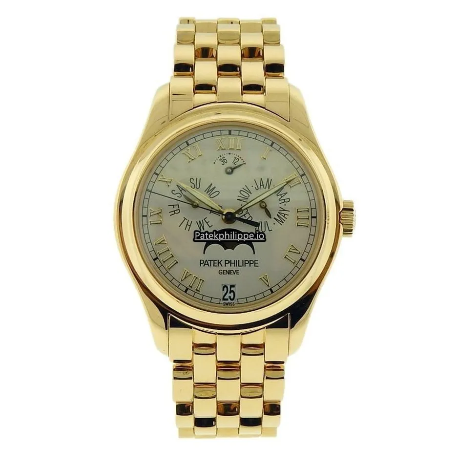 Patek Philippe Annual Calendar 5035j 37MM Yellow Gold Case Automatic