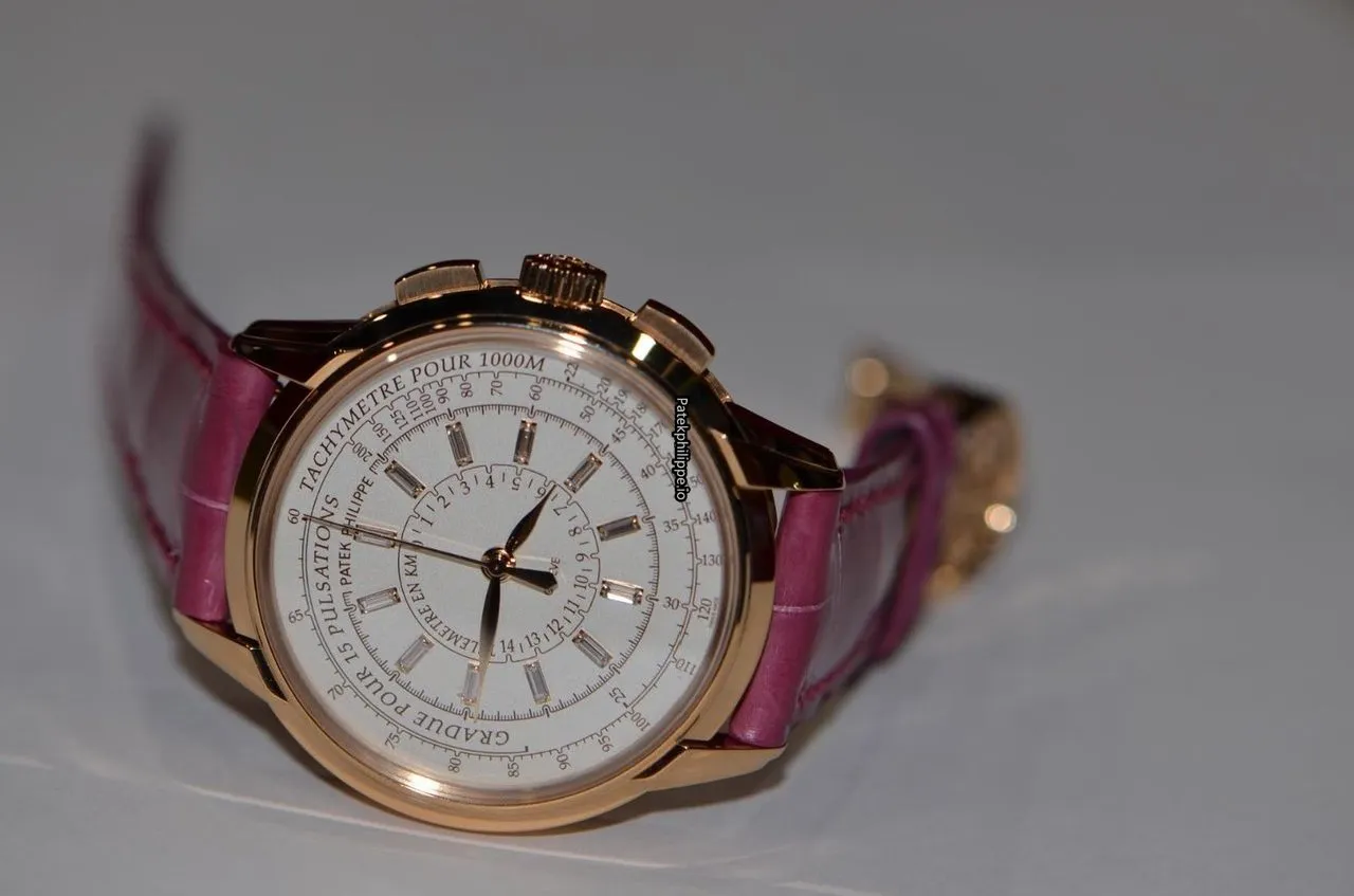 Alternative view of Patek Philippe Chronograph 4675r-001 37MM Rose Gold Case Automatic