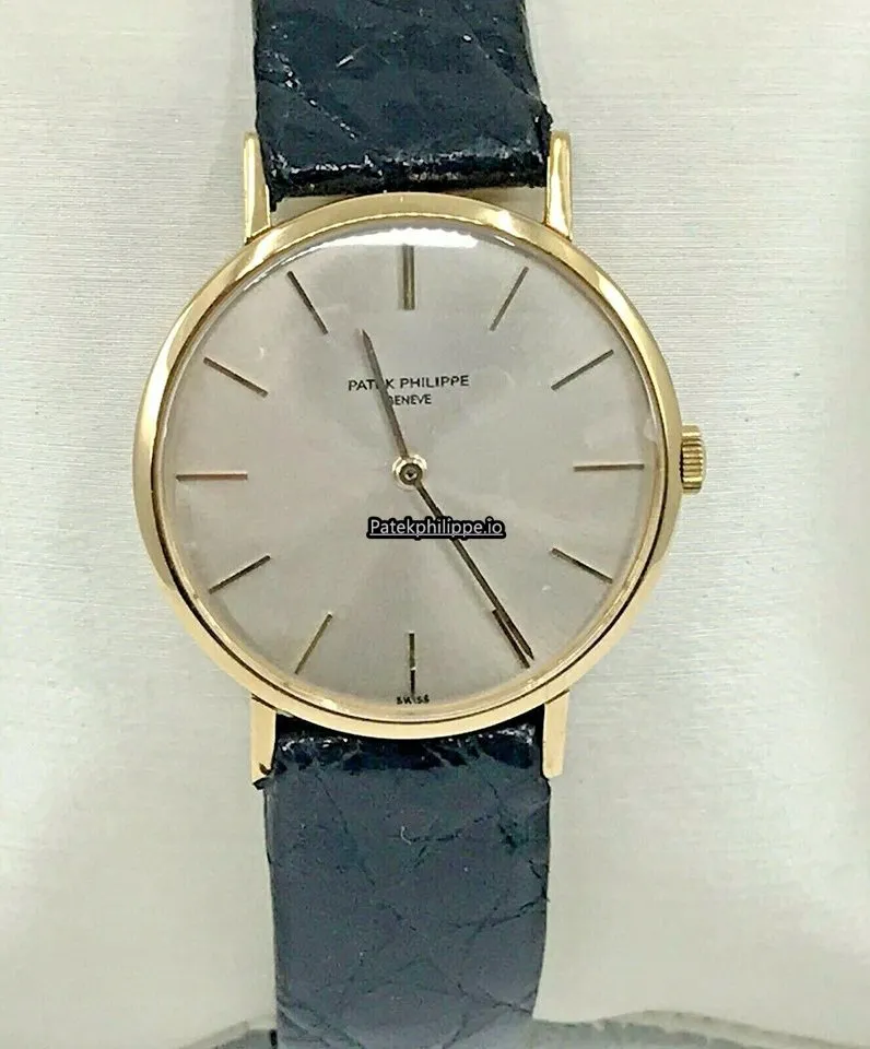 Patek Philippe Calatrava 33MM Yellow Gold Case Manual Winding