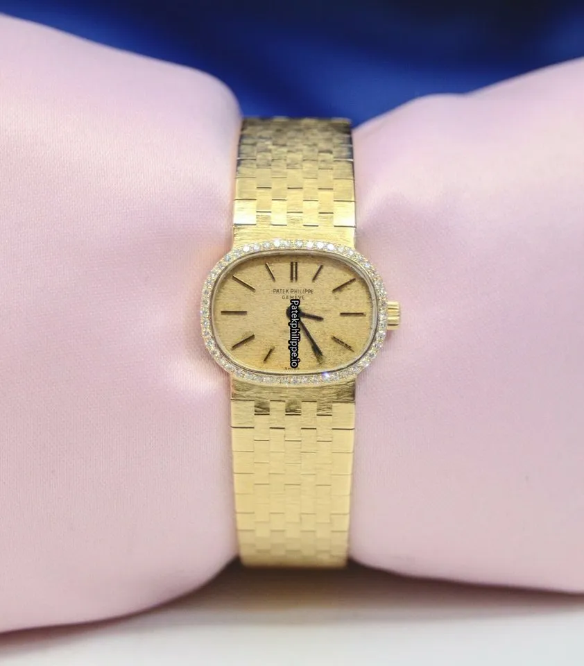 Patek Philippe 22x17MM Yellow Gold Case Manual Winding