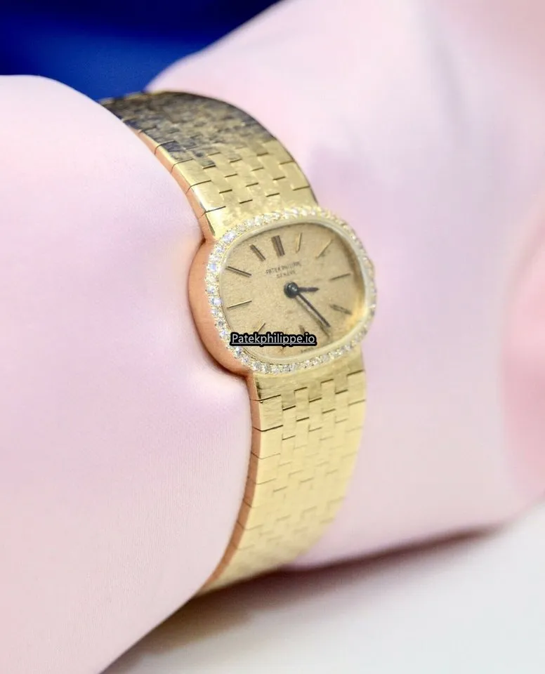 Alternative view of Patek Philippe 22x17MM Yellow Gold Case Manual Winding
