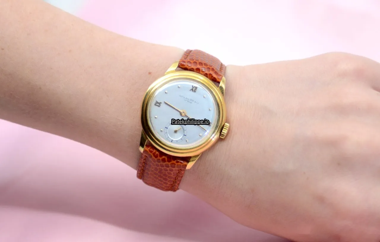Alternative view of Patek Philippe 33MM Yellow Gold Case Manual Winding