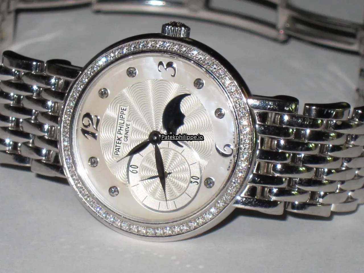 Alternative view of Patek Philippe Calatrava 4958/1g 31MM White Gold Case Manual Winding