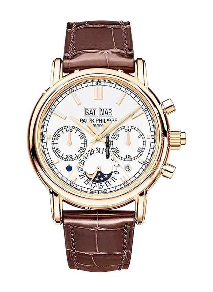 Patek Philippe Perpetual Calendar 5204r-001 40.2MM Rose Gold Case Manual Winding