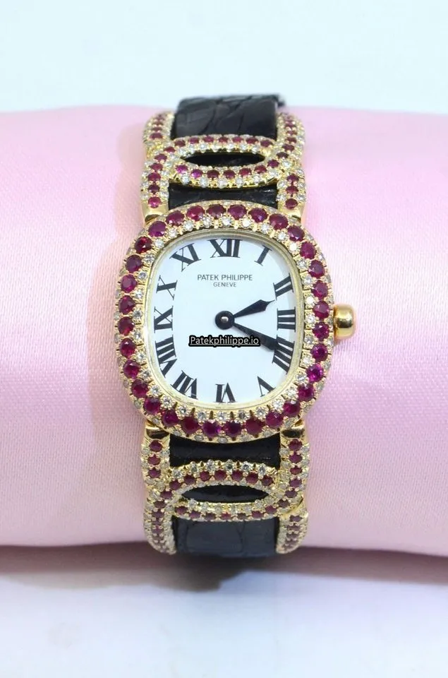 Patek Philippe Golden Ellipse Yellow Gold Case Quartz