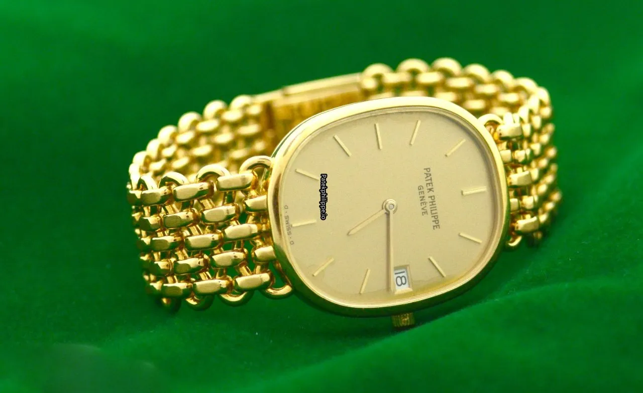 Patek Philippe 26x32MM Yellow Gold Case Manual Winding