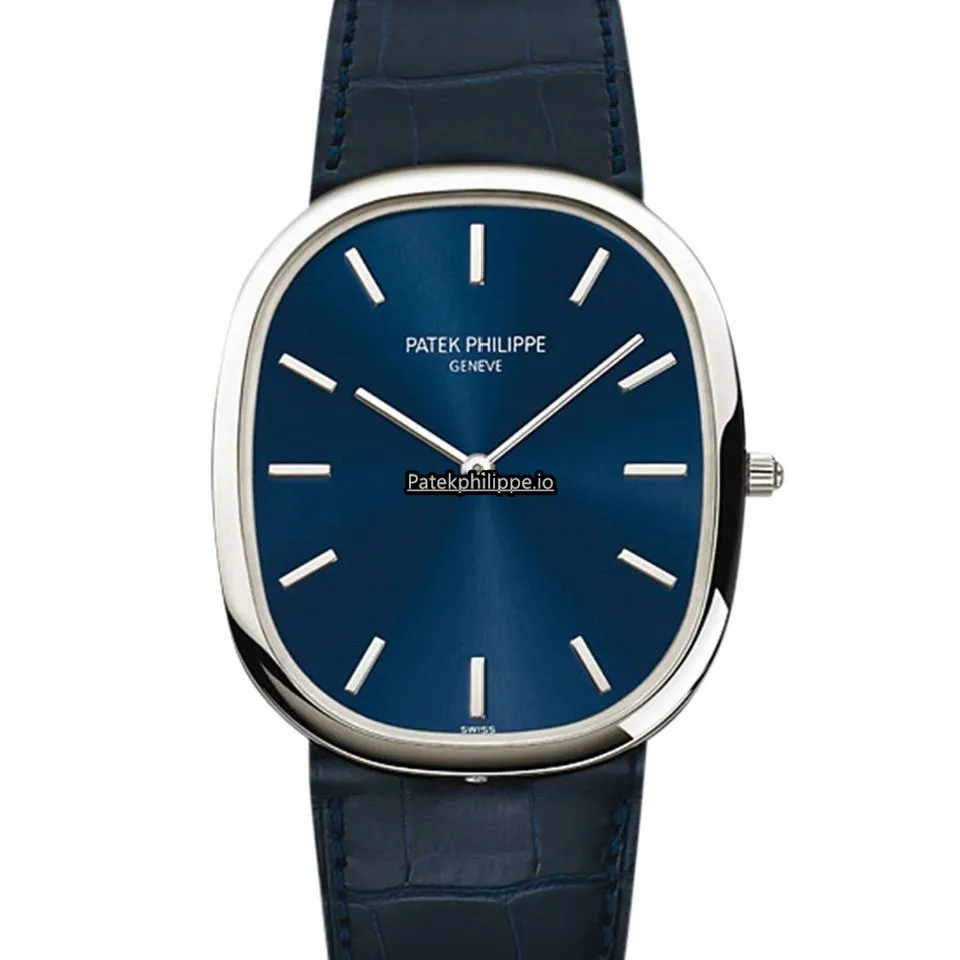 Patek Philippe Golden Ellipse 5738p-001 34.5x39.5MM Platinum Case Automatic