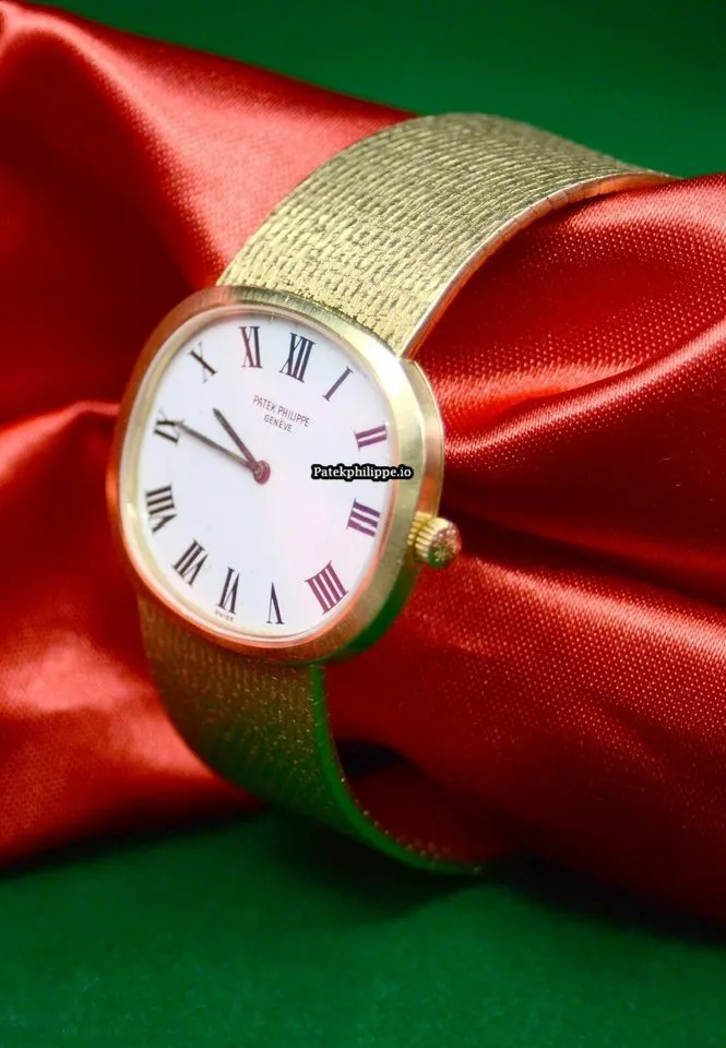 Alternative view of Patek Philippe Vintage 34x26MM Yellow Gold Case Manual Winding