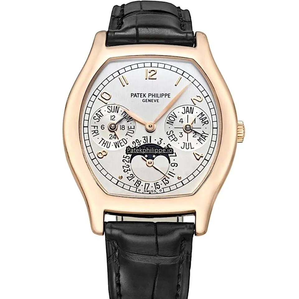 Patek Philippe Perpetual Calendar 5040r 35.6MM Rose Gold Case Automatic