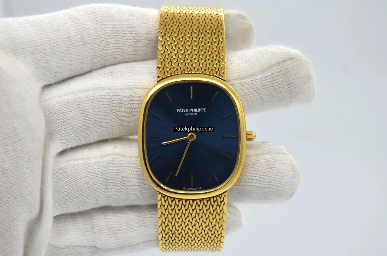 Patek Philippe Golden Ellipse 3738 35x32MM Yellow Gold Case Manual Winding