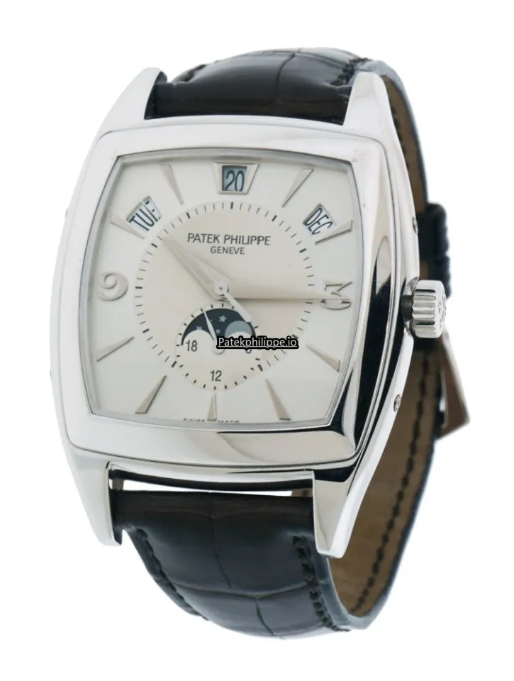 Alternative view of Patek Philippe Gondolo 5135g-001 51x38MM White Gold Case Automatic