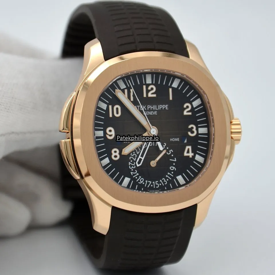 Patek Philippe Aquanaut 5164r-001 40.8MM Rose Gold Case Automatic