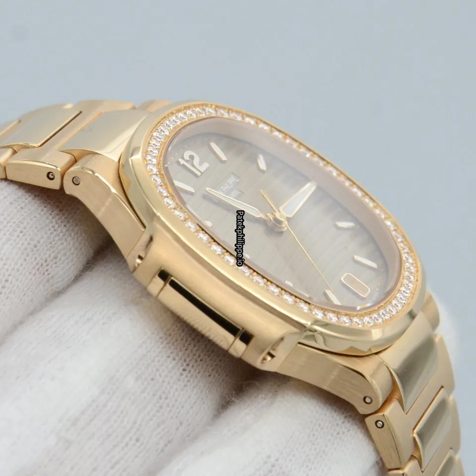 Alternative view of Patek Philippe Nautilus 7118/1200r-010 35.2MM Rose Gold Case Automatic