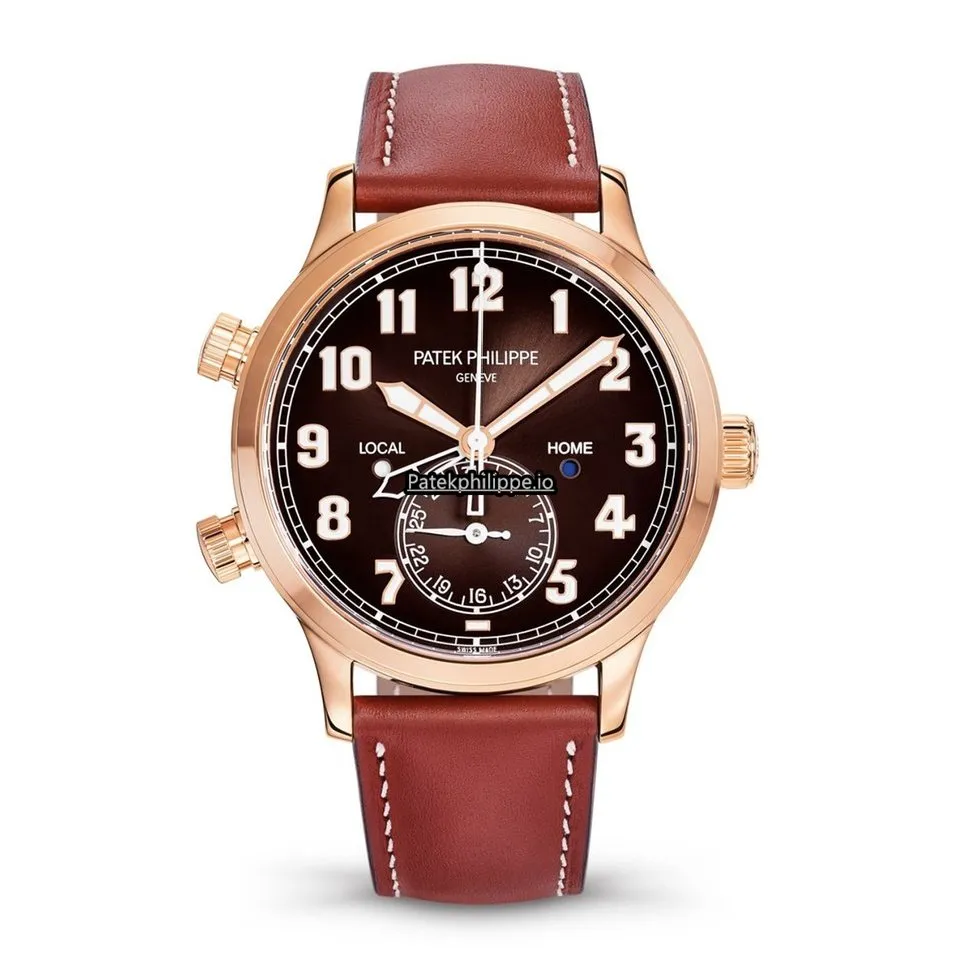 Patek Philippe Travel Time 5524r-001 42MM Rose Gold Case Automatic
