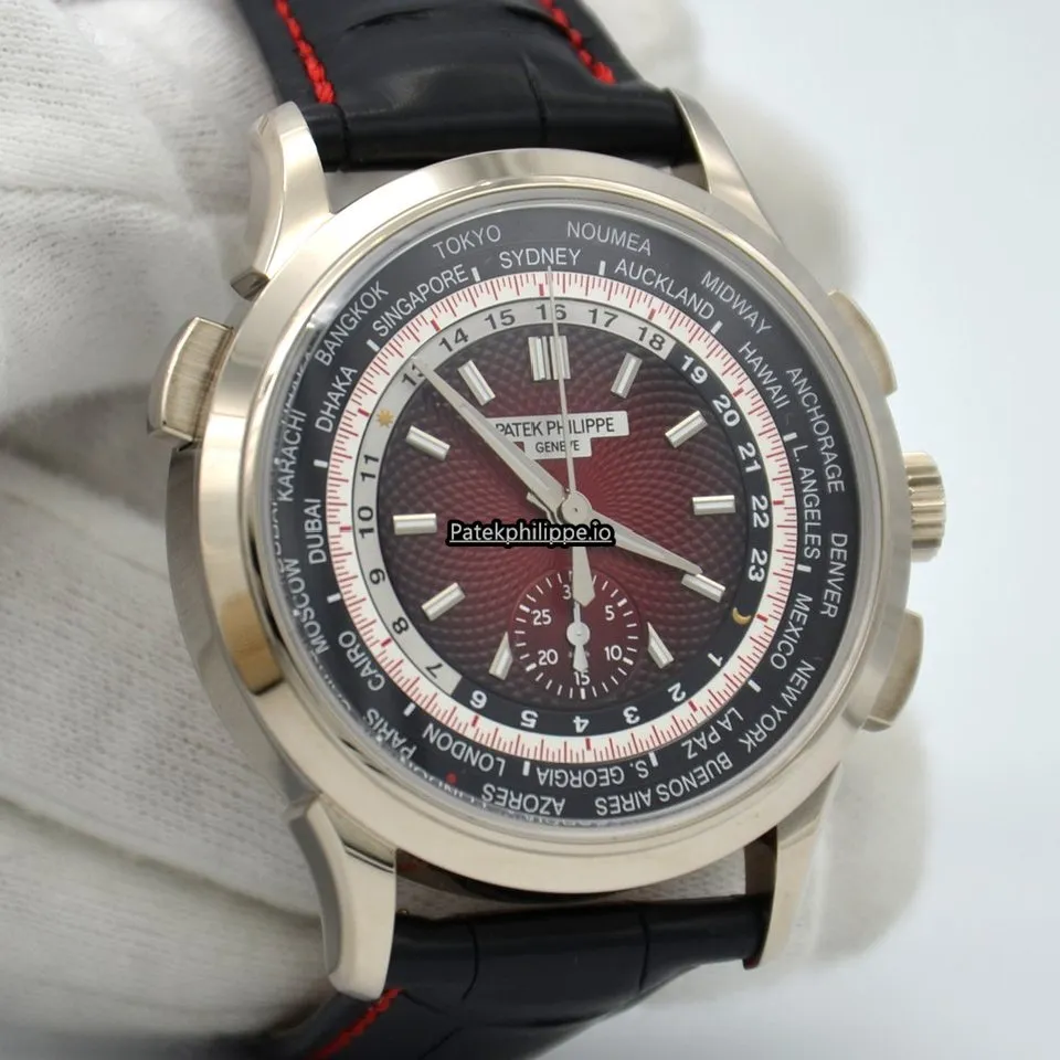 Patek Philippe Complications Chronograph 5930g-011 39.5MM White Gold Case Automatic Movement