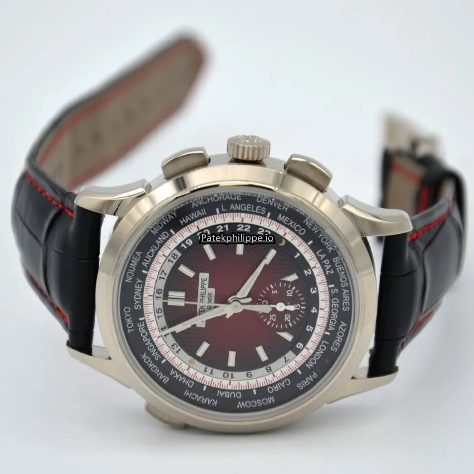 Alternative view of Patek Philippe Complications Chronograph 5930g-011 39.5MM White Gold Case Automatic Movement