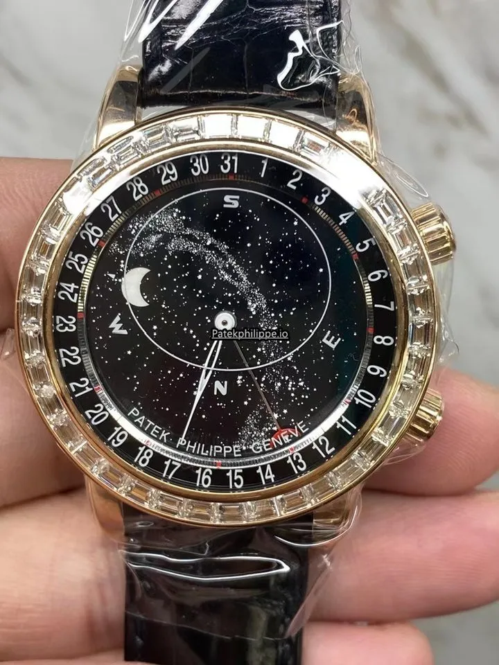 Patek Philippe Celestial 6104r-001 44MM Rose Gold Case Automatic