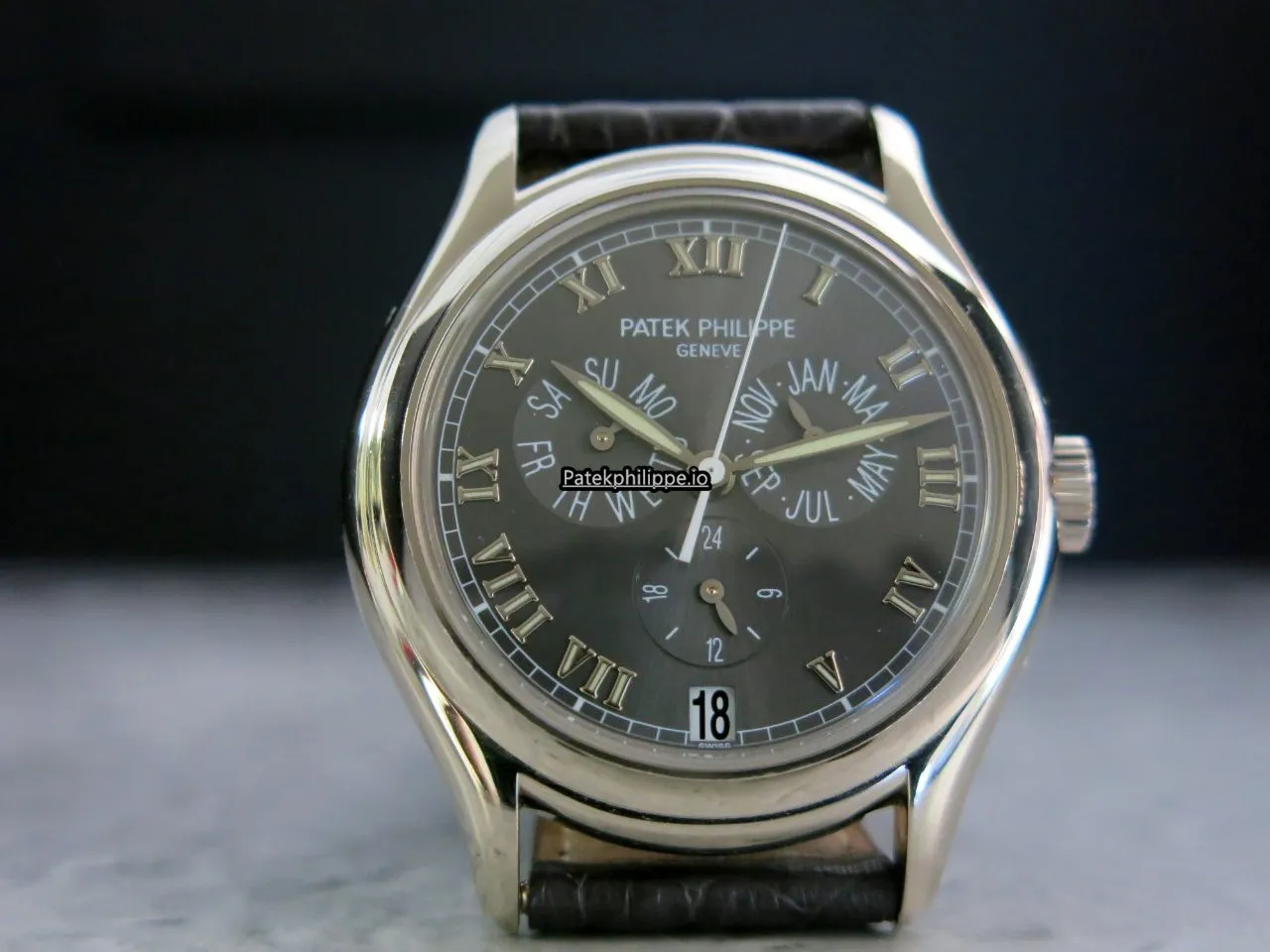 Patek Philippe Annual Calendar 5035g 37MM White Gold Case Automatic