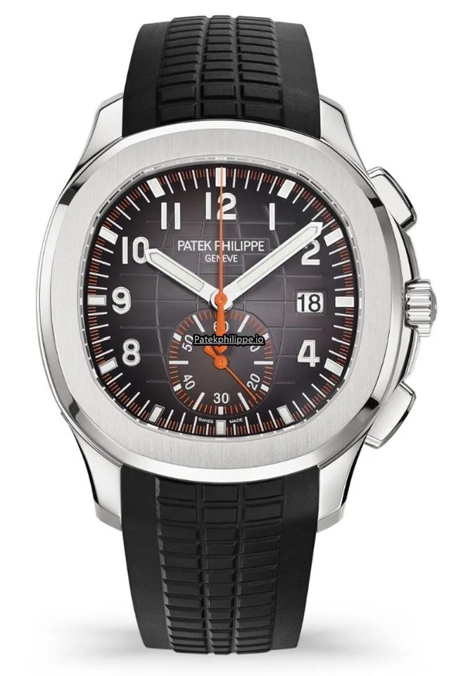 Alternative view of Patek Philippe Aquanaut 5968a-001 42.2MM Steel Case Automatic