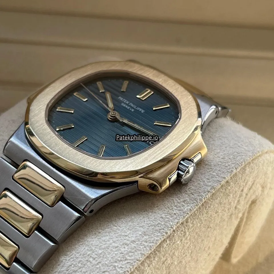 Alternative view of Patek Philippe Nautilus Jan-00 37MM Gold/steel Case Automatic
