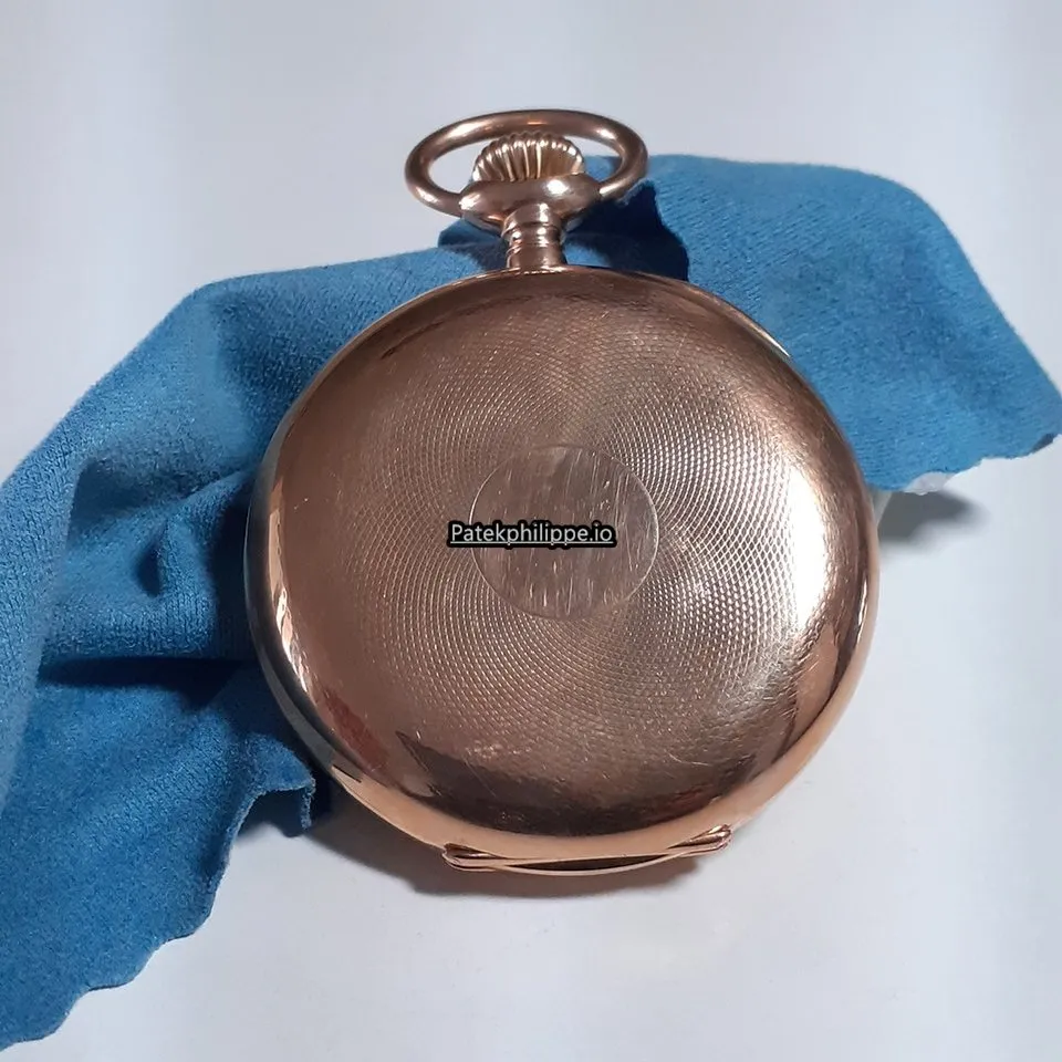 Alternative view of Patek Philippe Gondolo Openfacegoldcuvette 55MM Rose Gold Case Manual Winding