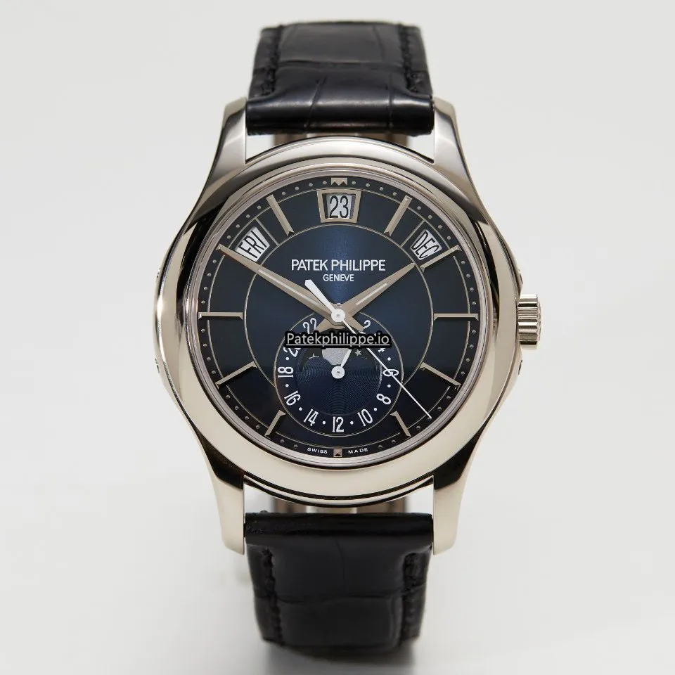 Alternative view of Patek Philippe Annual Calendar 5205g-013 40MM White Gold Case Automatic