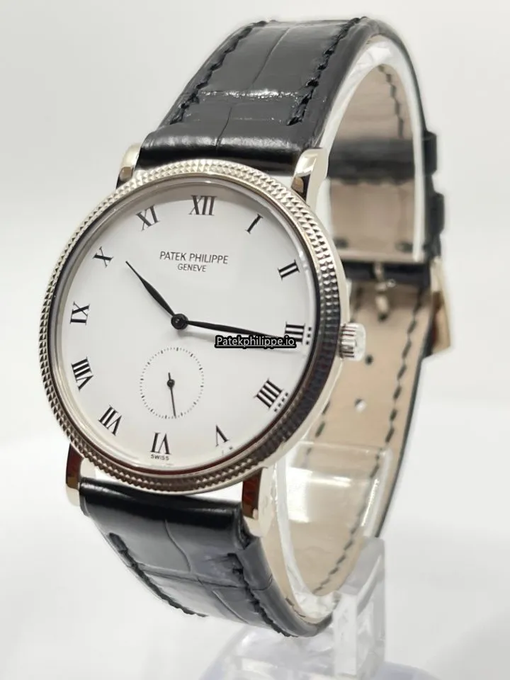 Alternative view of Patek Philippe Calatrava 3919g 33MM White Gold Case Manual Winding